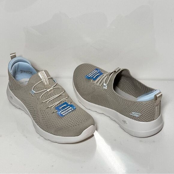 Skechers Alia GOWalk Joy Washable Vegan Bungee Sneakers - Picture 2 of 6